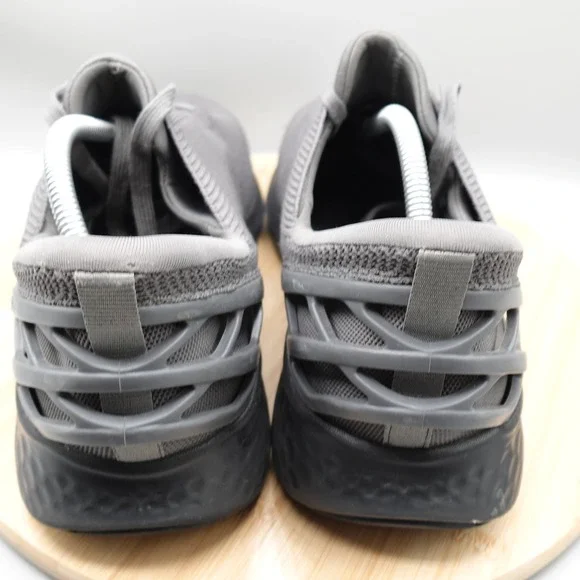 Kizik Men 12 Womens 13.5 Wide Athens Dark Grey Knit Hands-Free Sneakers Athletic